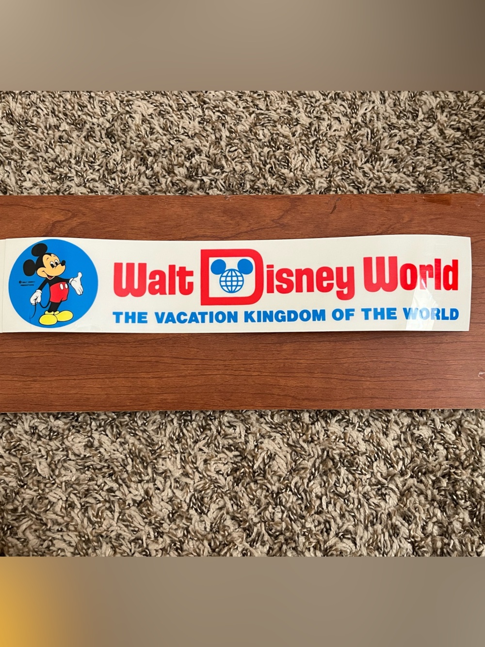 Walt Disney bumper sticker